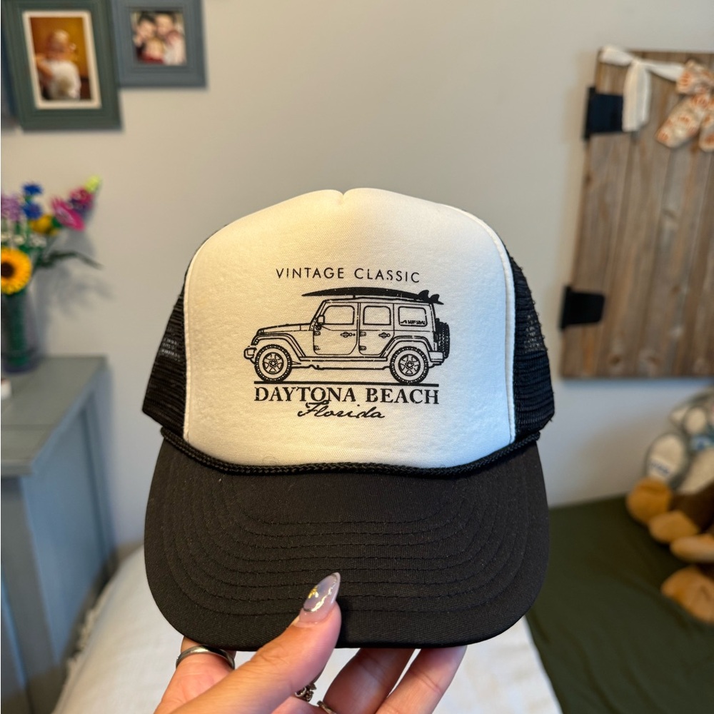 Vintage Classic Daytona Beach Trucker Hat